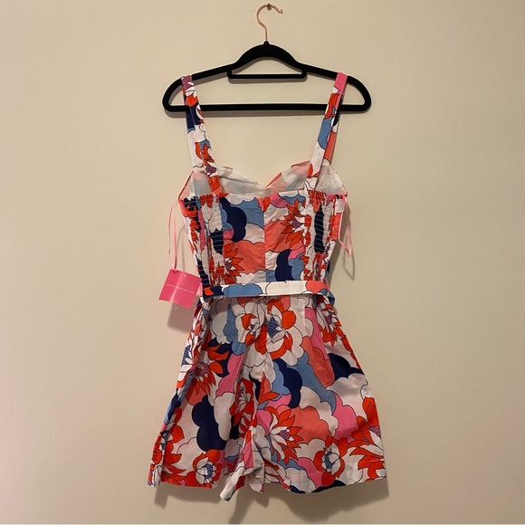 NWT ModCloth x Barbie Small Retro Floral Romper - Picture 3 of 16